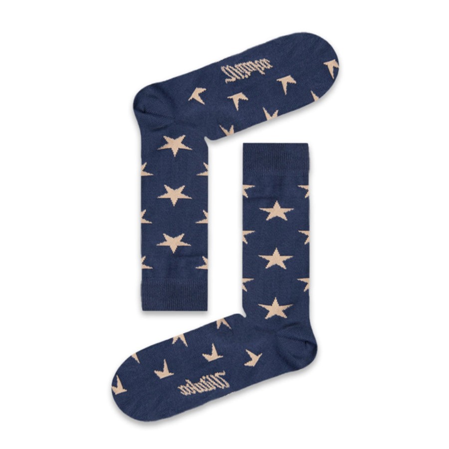 Wituka Socks Blue Stars Multicolor Calcetines