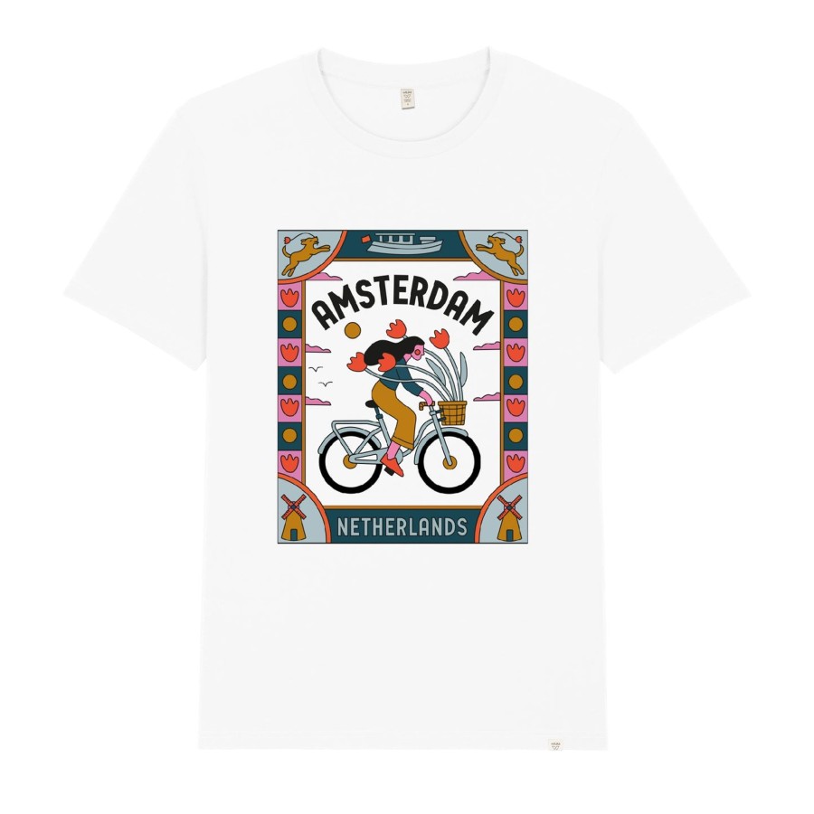 Wituka Amsterdam Girl White Camisetas