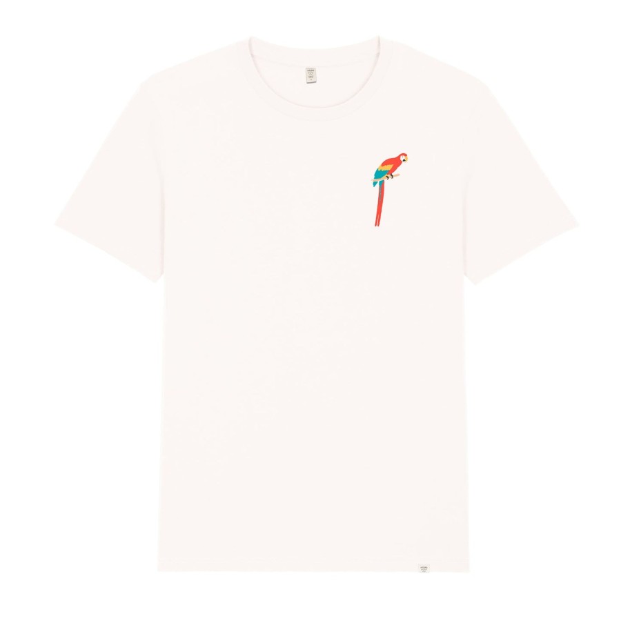 Wituka Parrot Vintage White Camisetas