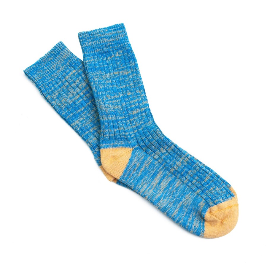 Wituka Socks Heather Blue Multicolor Calcetines