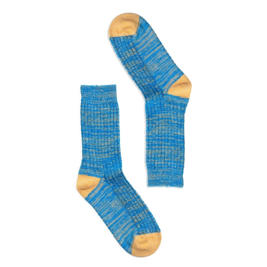 Wituka Socks Heather Blue Multicolor Calcetines