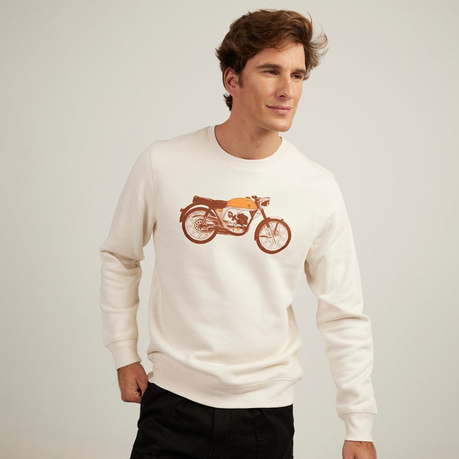 Wituka Impala Sweatshirt Vintage White Sudaderas