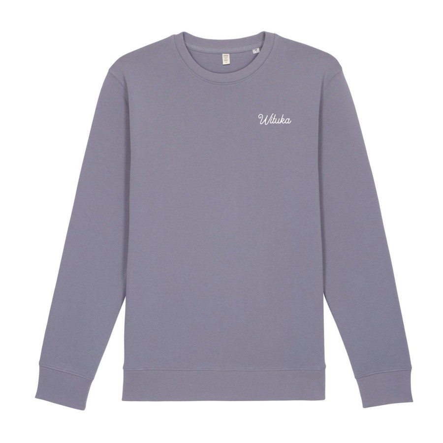 Wituka Mountains And Waves Sweatshirt Lava Grey Sudaderas