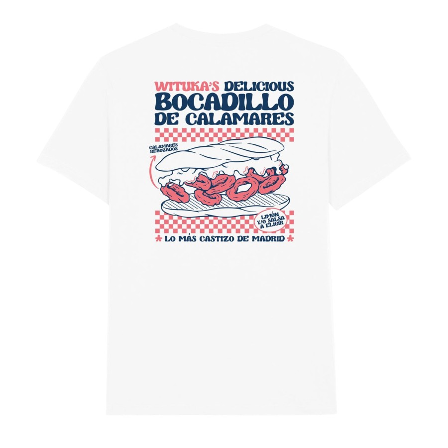 Wituka Bocadillo De Calamares White Camisetas