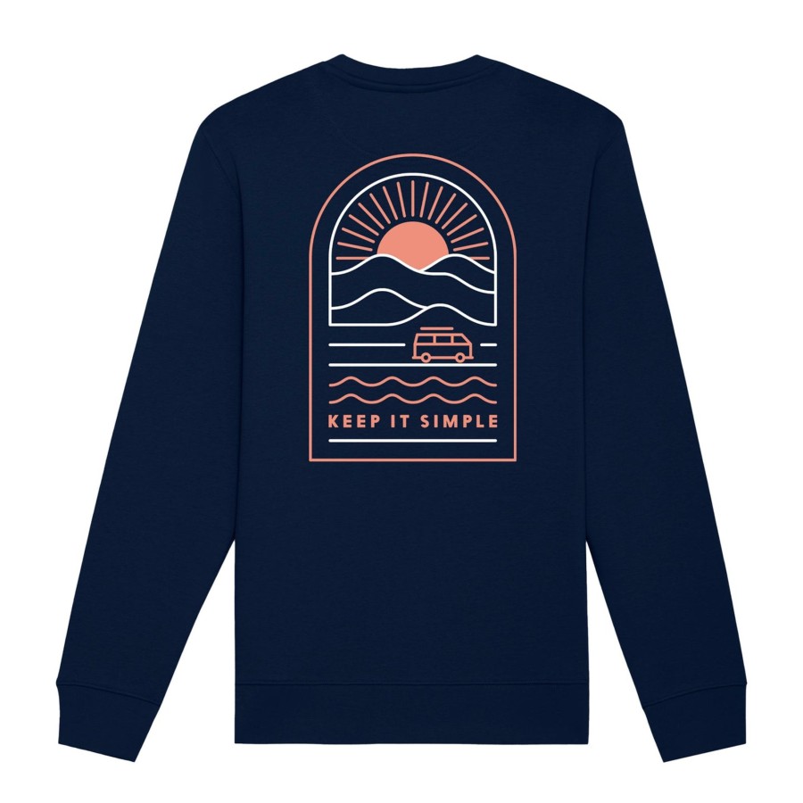 Wituka Keep It Simple Sweatshirt French Navy Sudaderas