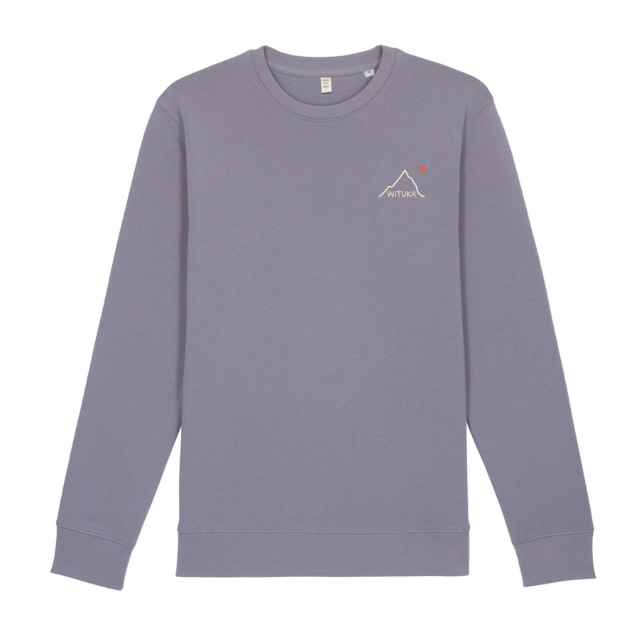 Wituka Wituka Line Landscape Sweatshirt Lava Grey Sudaderas