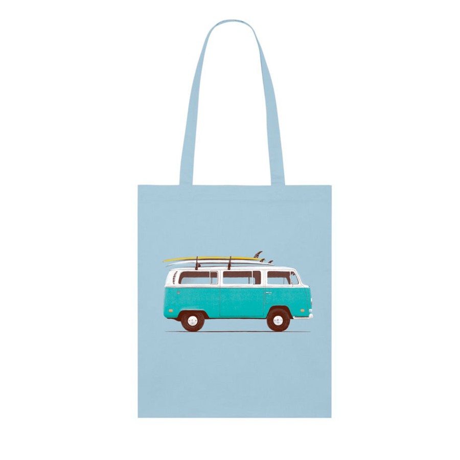 Wituka Blue Van - Thin Tote Bag Sky Blue Bolsas