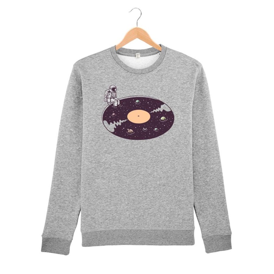 Wituka Cosmic Sound Kids Sweatshirt Heather Grey Sudaderas