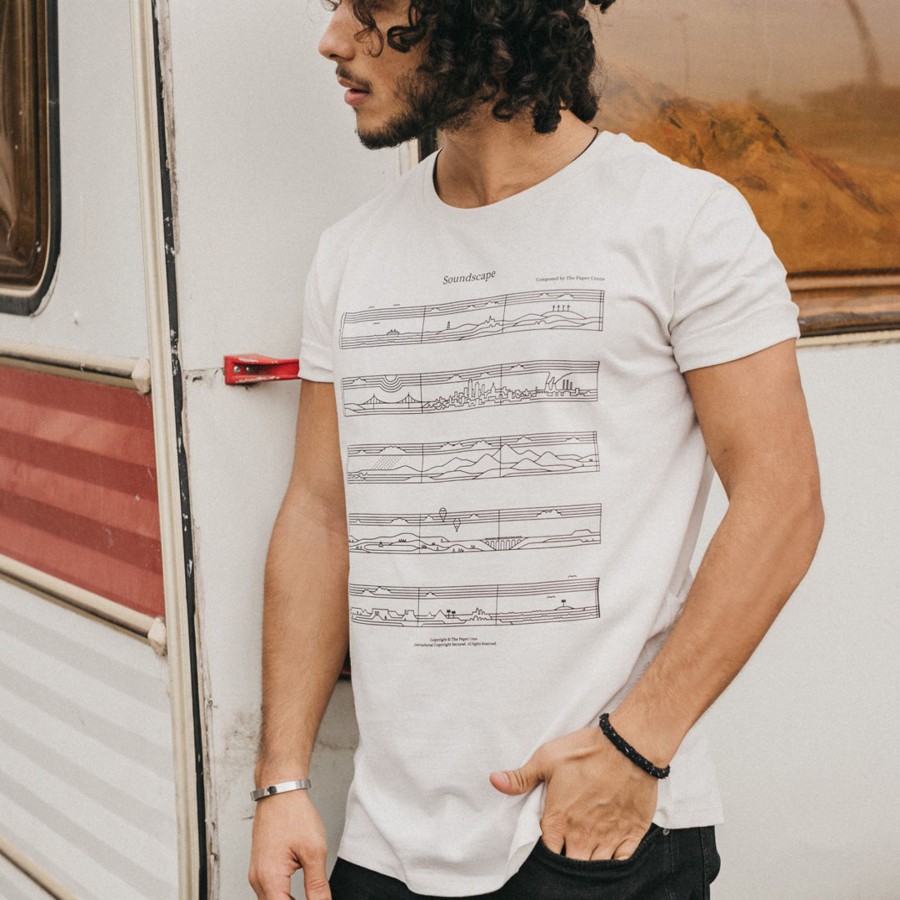 Wituka Soundscape Vintage White Camisetas