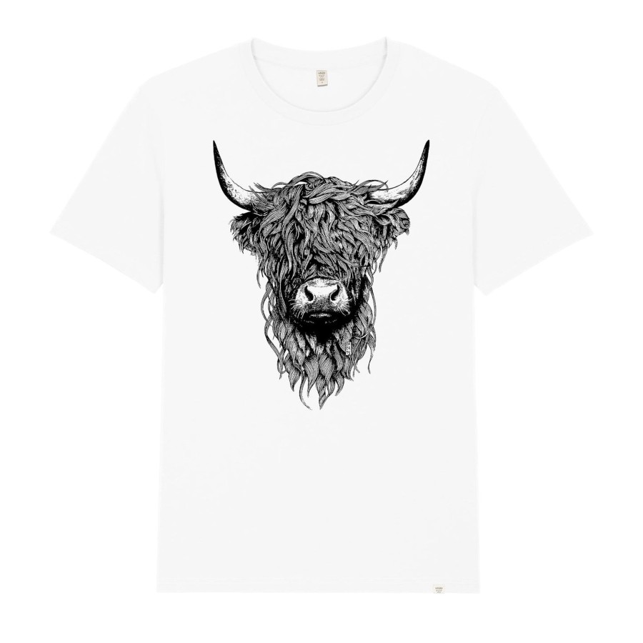 Wituka Highland Cattle Kids White Camisetas