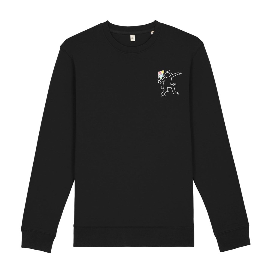 Wituka Street And Pop Sweatshirt Black Sudaderas