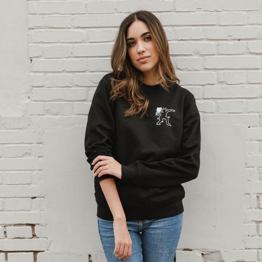 Wituka Street And Pop Sweatshirt Black Sudaderas