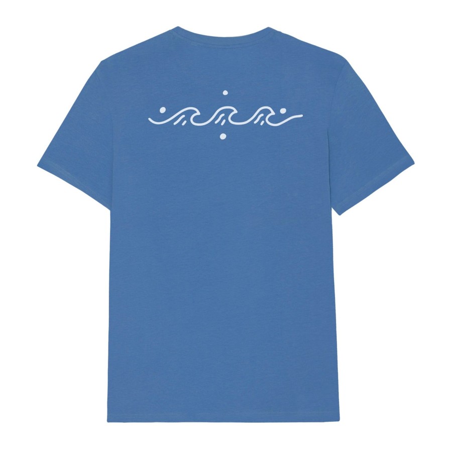 Wituka Minimal Wave Bright Blue Camisetas