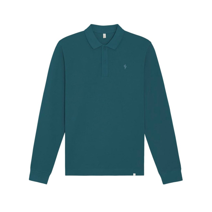 Outlet Long Sleeve Polo Cactus Stargazer Polos