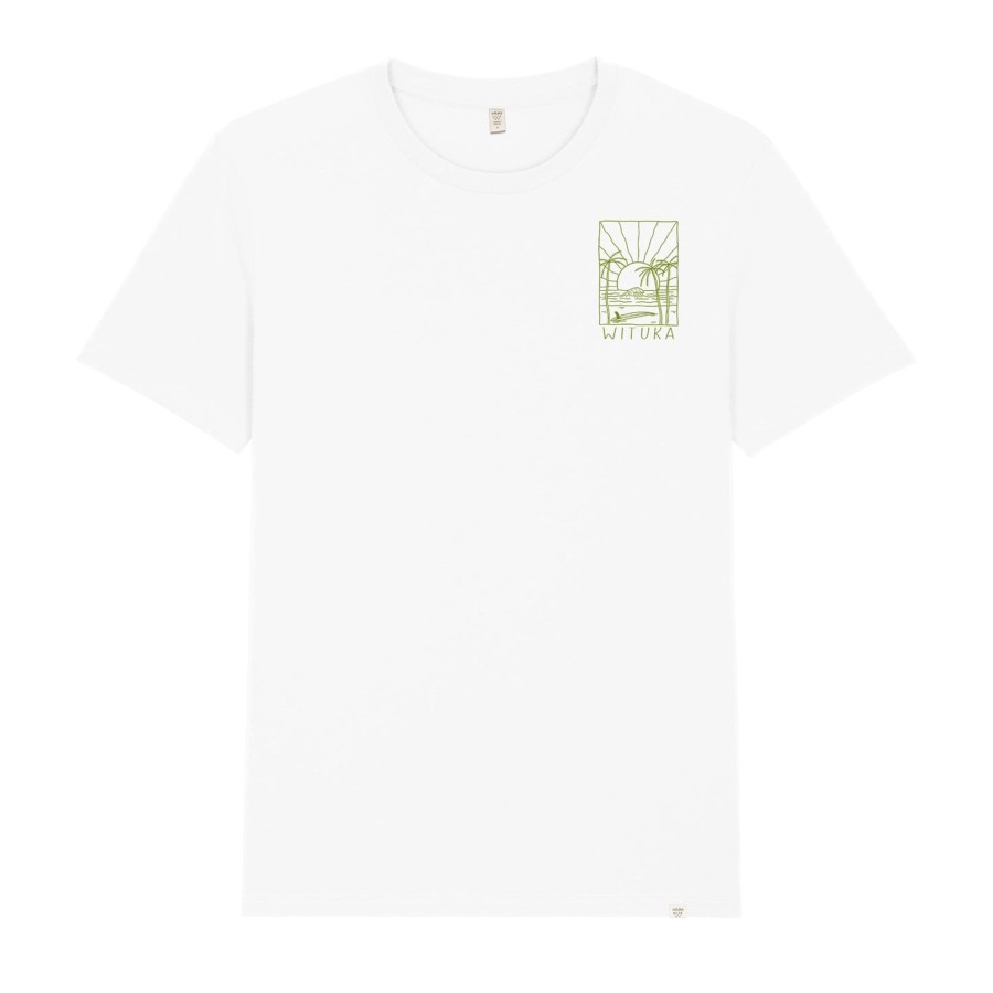 Wituka Sunrise Surf White Camisetas