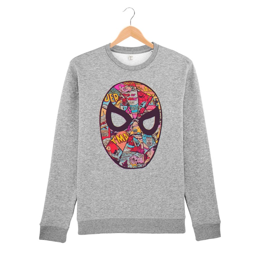 Wituka Tangled Web Kids Sweatshirt Heather Grey Sudaderas