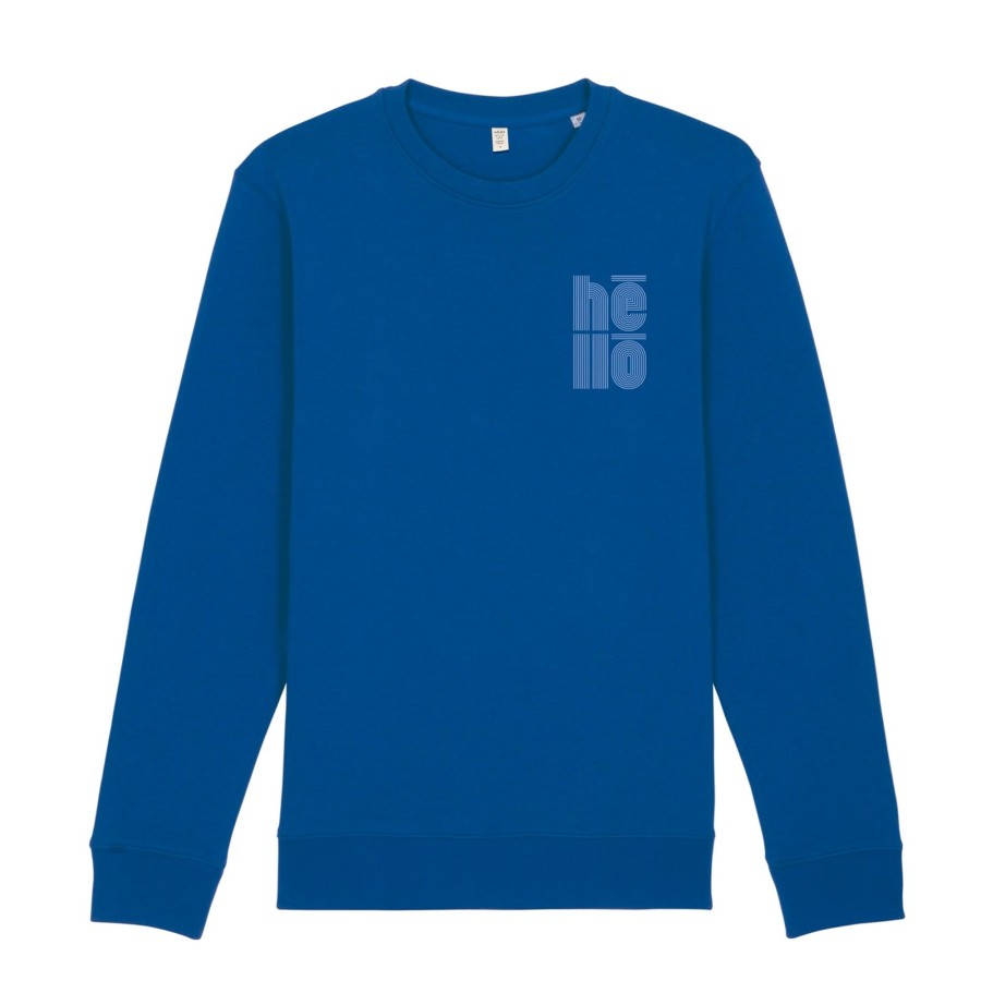 Wituka Hello Sweatshirt Majorelle Blue Sudaderas