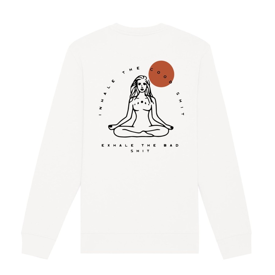 Wituka Yoga Meditation Sweatshirt Off White Sudaderas