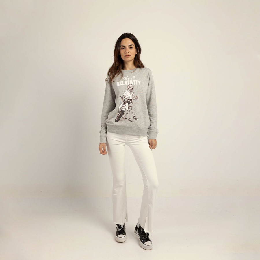 Wituka Relativity Sweatshirt Heather Grey Sudaderas