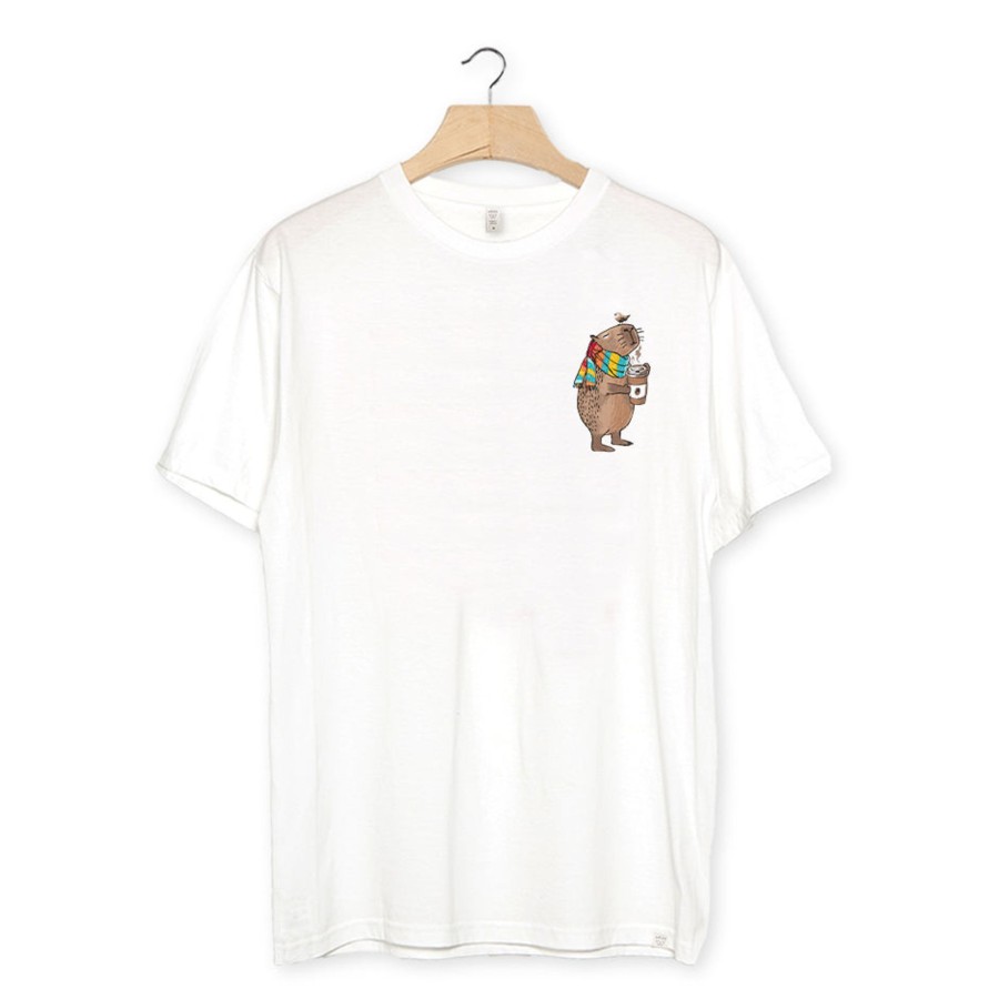 Wituka Coffeebara Kids White Camisetas