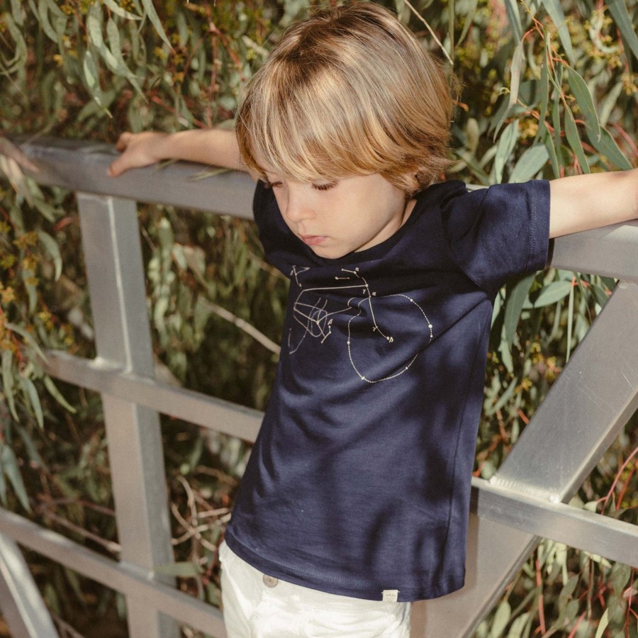 Wituka Bike Star Kids French Navy Camisetas