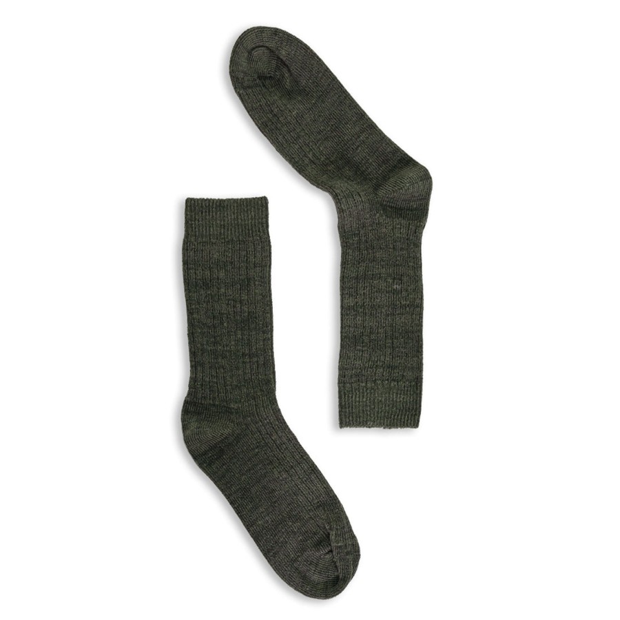 Wituka Socks Heather Green Multicolor Calcetines