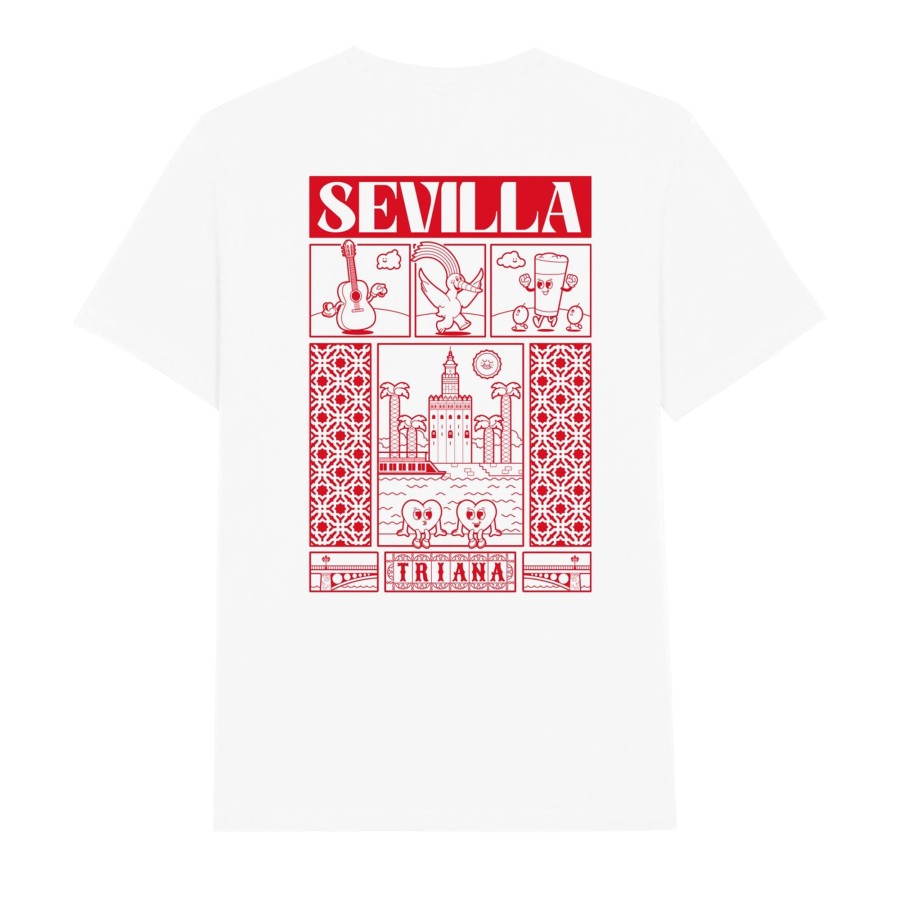 Wituka Sevilla Lovers White Camisetas