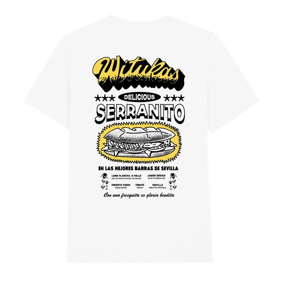 Wituka Serranito White Camisetas