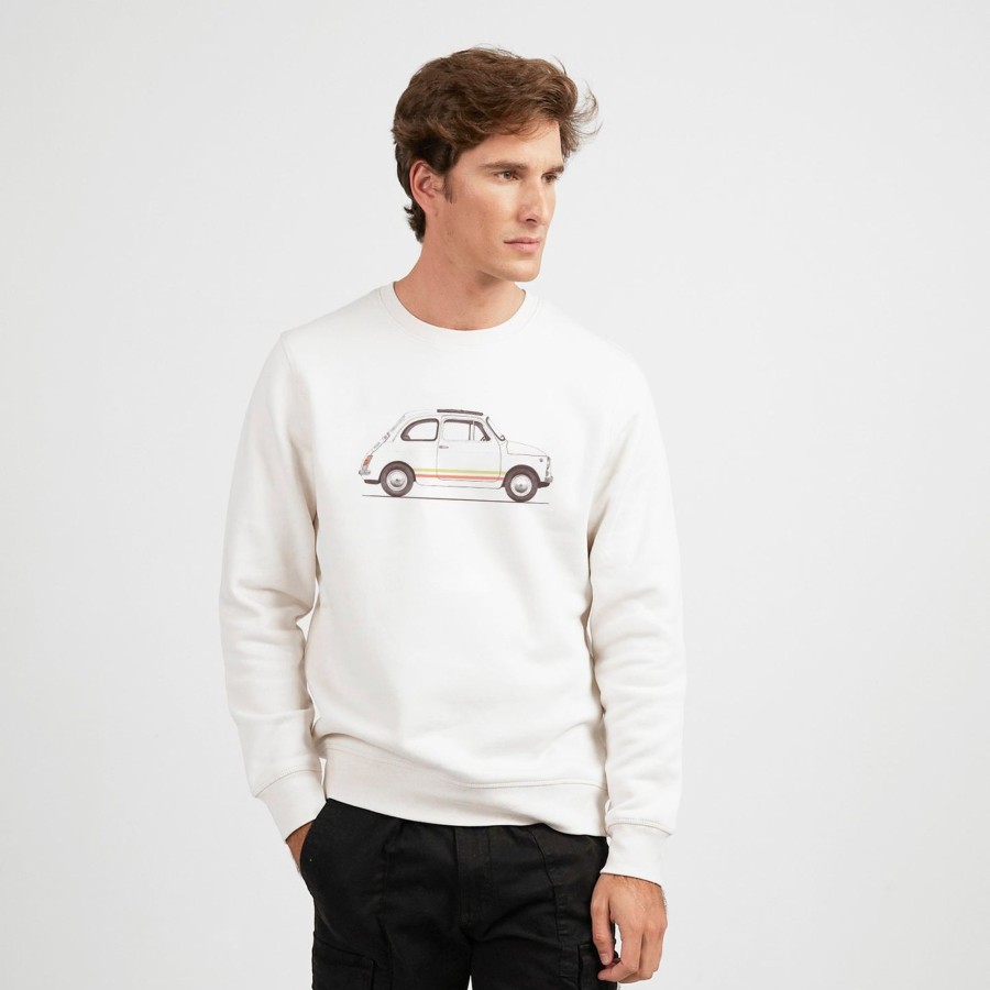 Wituka Italian Vibes Sweatshirt Off White Sudaderas