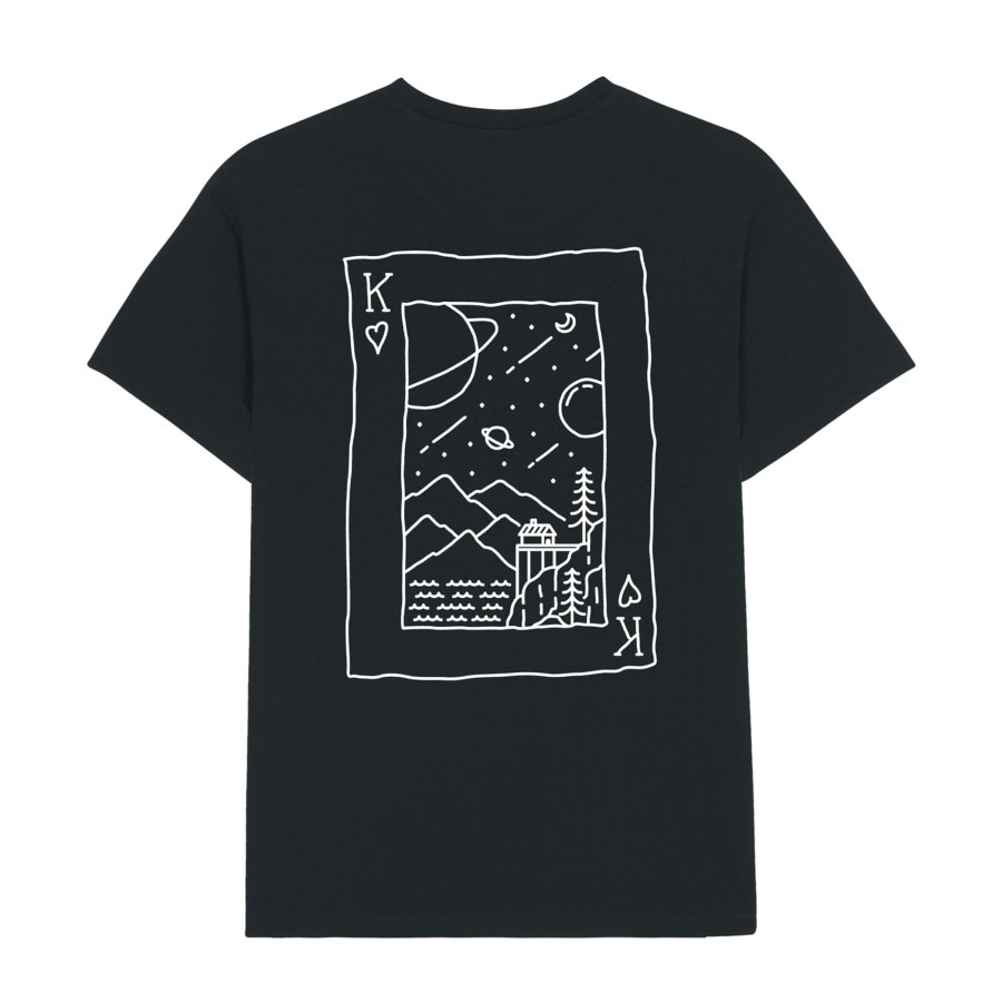 Wituka King Of Nature Playing Card Black Camisetas