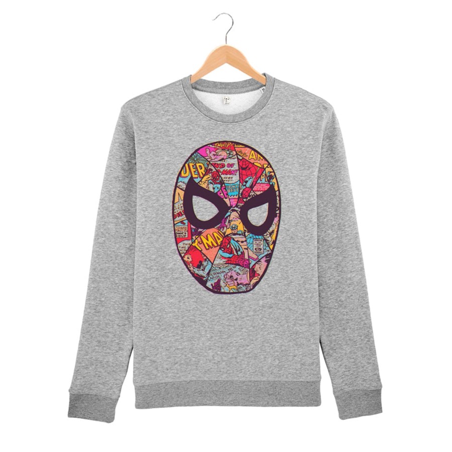 Wituka Tangled Web Sweatshirt Heather Grey Sudaderas