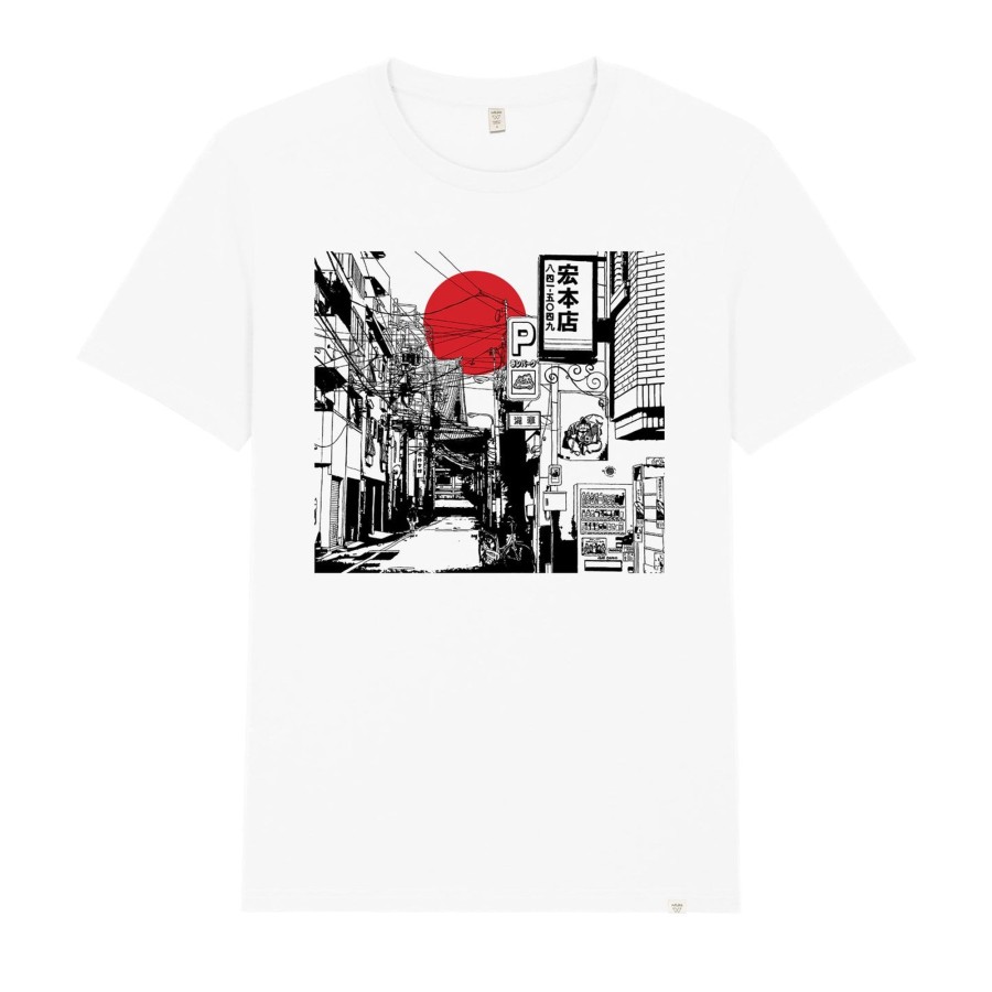 Wituka Tokyo Street Sunrise White Camisetas