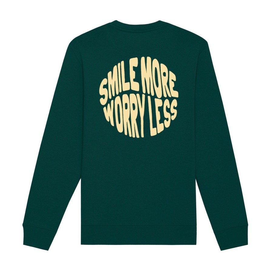 Wituka Smile More Worry Less Sweatshirt Sudaderas