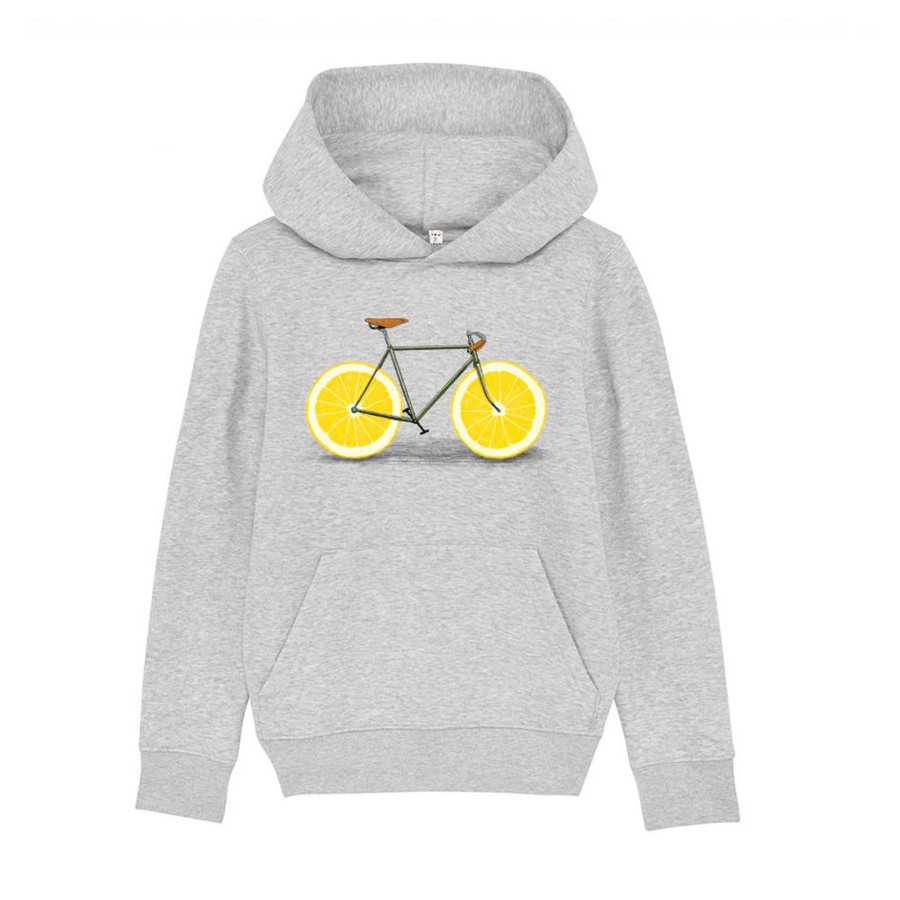 Wituka Zest Hoodie Kids Heather Grey Sudaderas