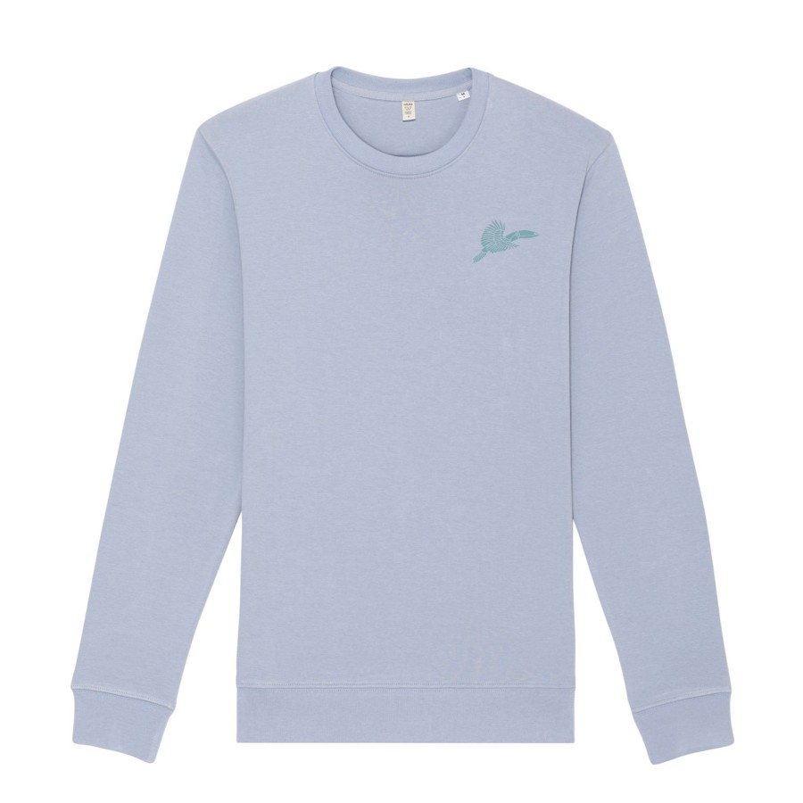 Wituka Here Comes The Sun Sweatshirt Serene Blue Sudaderas