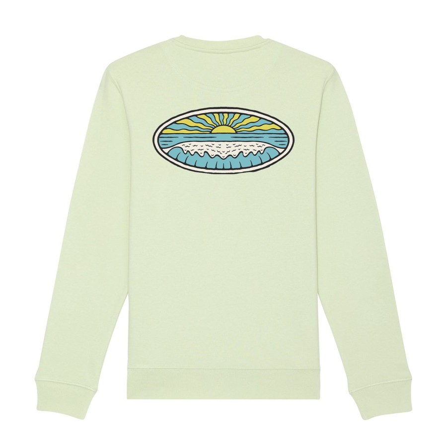 Wituka Sunny Shore Sweatshirt Stem Green Sudaderas