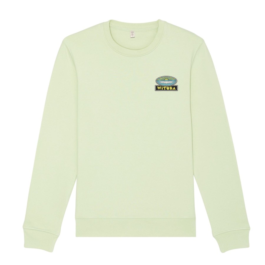 Wituka Sunny Shore Sweatshirt Stem Green Sudaderas