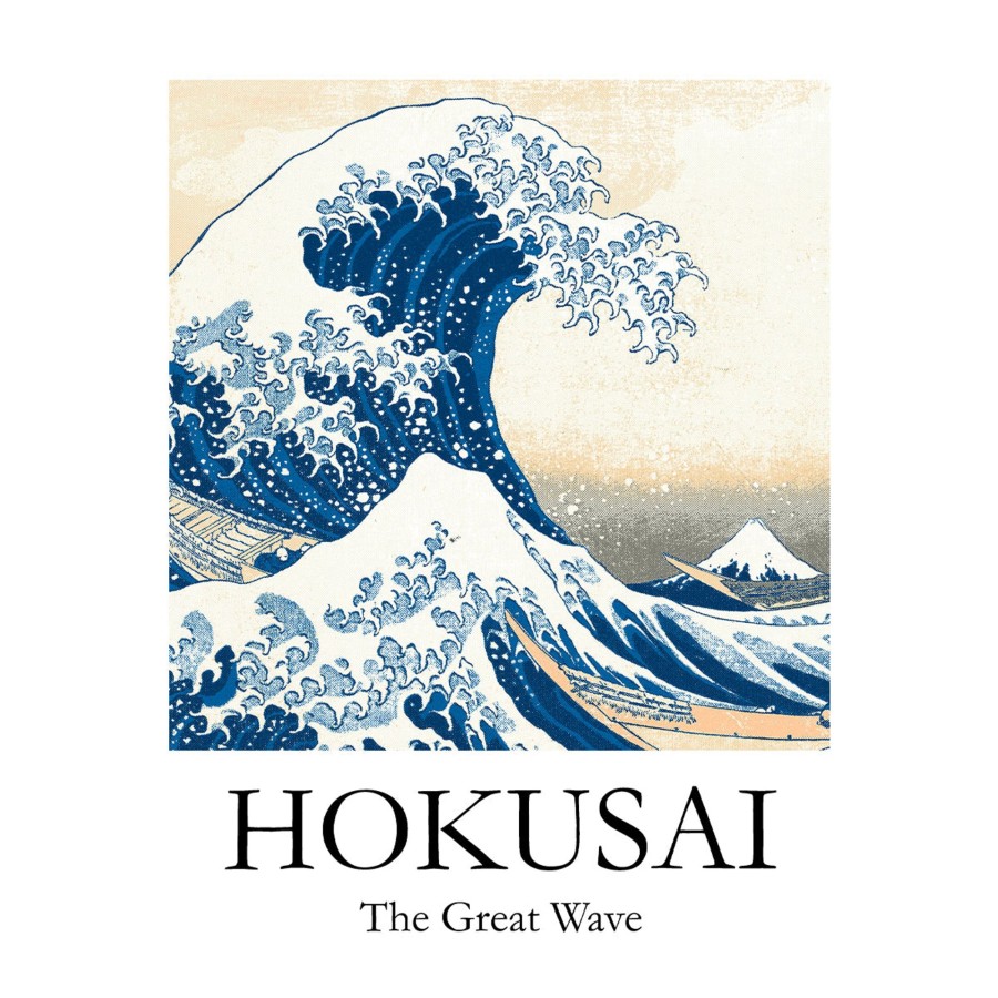 Wituka The Great Wave - Hokusai White Camisetas