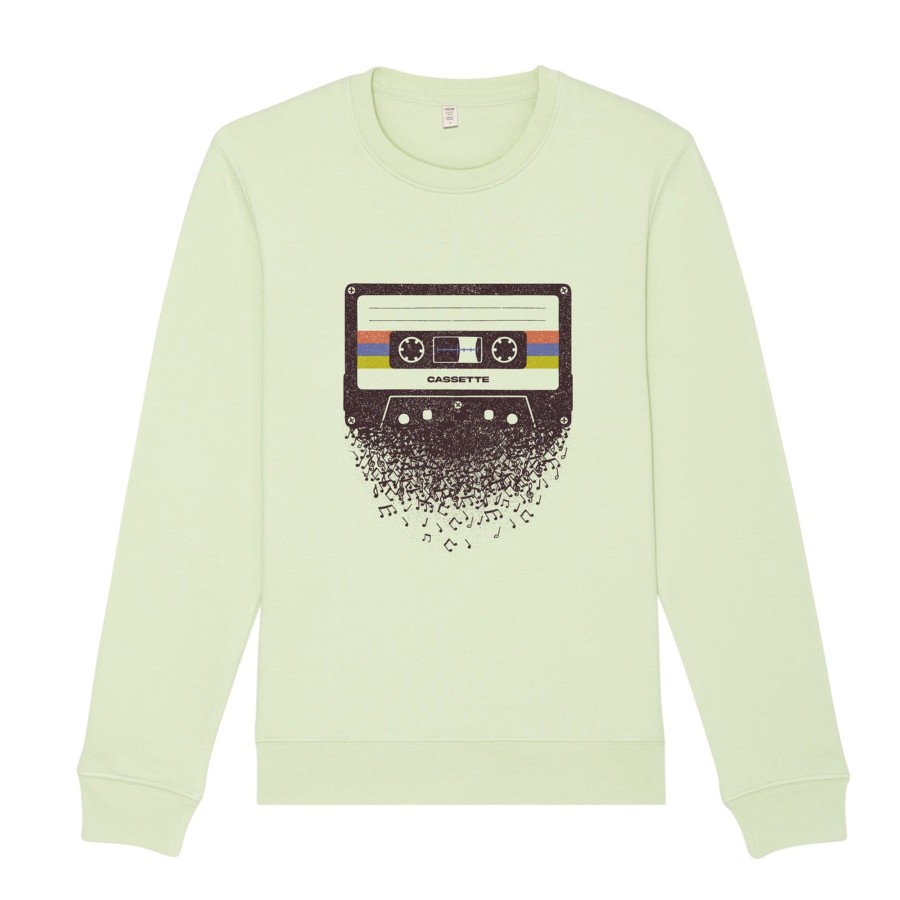 Wituka Cassette Swan Song Sweatshirt Stem Green Sudaderas