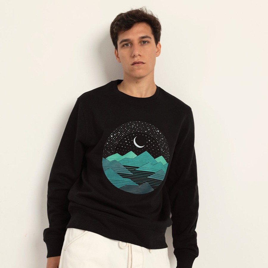 Wituka Over The Mountains Sweatshirt Black Sudaderas