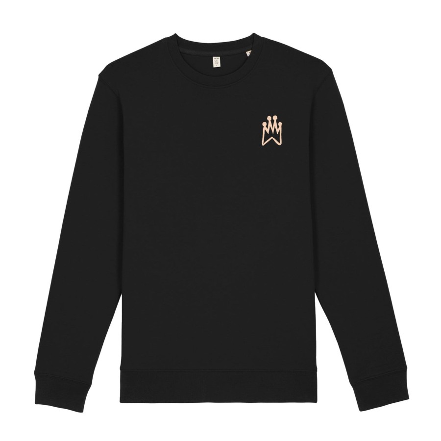 Wituka Barcelona Line Art Sweatshirt Black Sudaderas