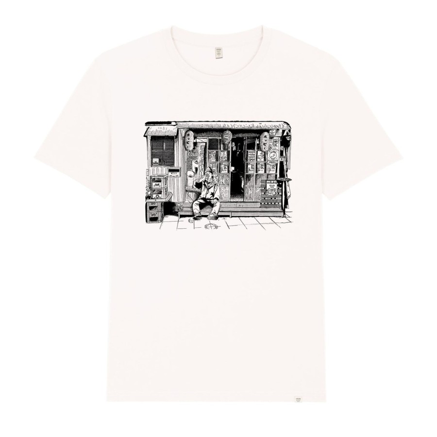 Wituka Tokyo Drinkers Vintage White Camisetas